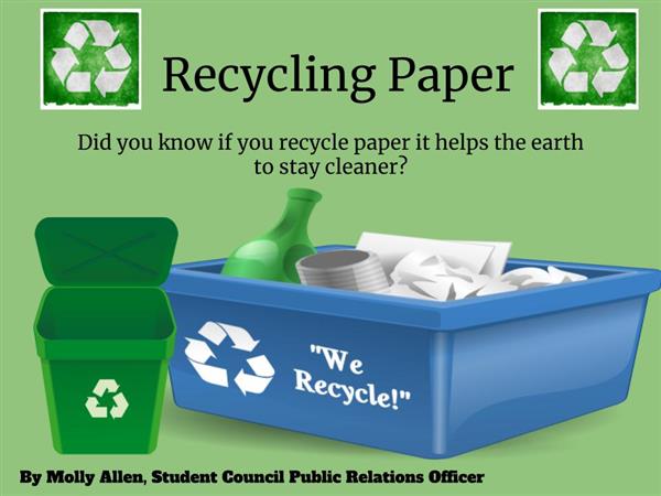 Paper Recycling Flyer